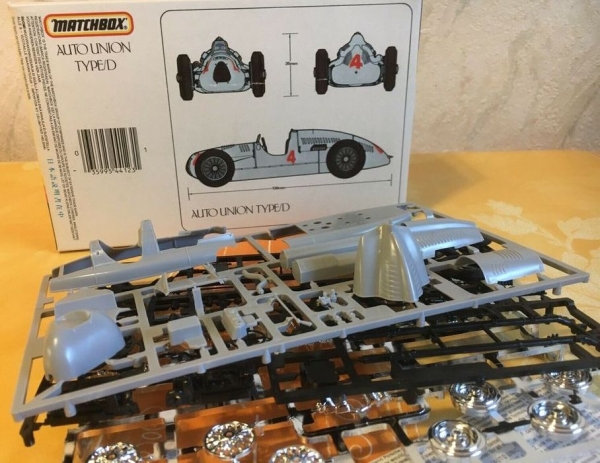 Matchbox Auto-Union Rennwagen Typ D 1937 Modellbausatz in Originalkarton (2506)